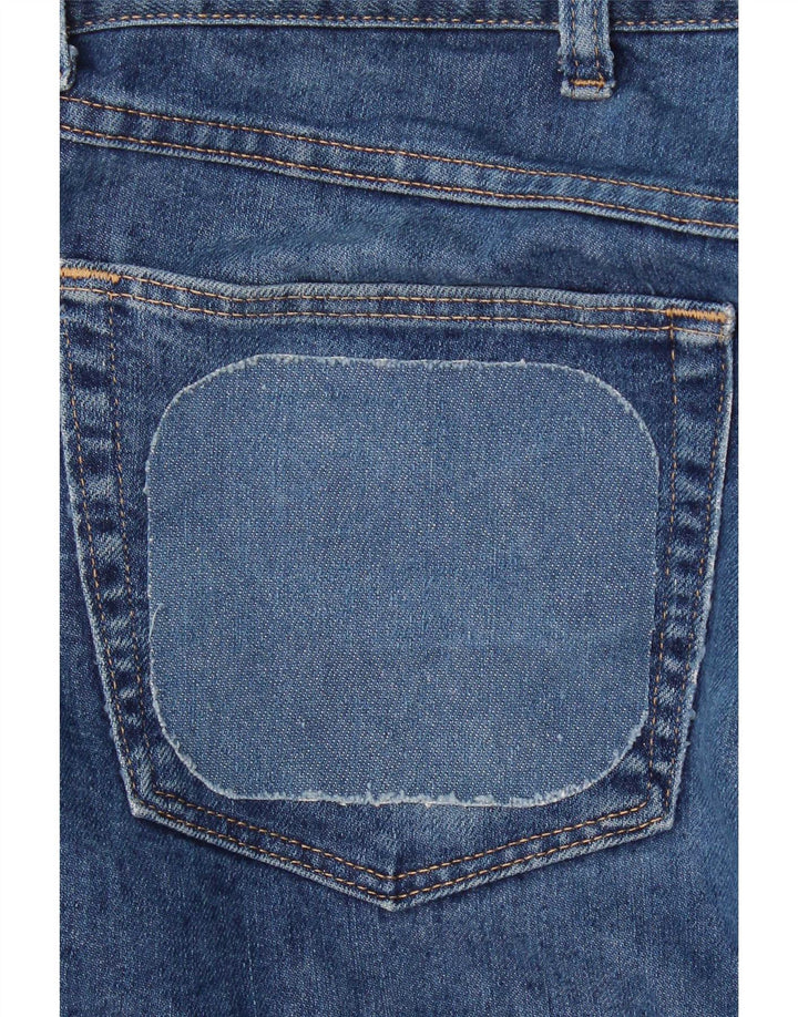 Wrangler Womens Regular Fit Straight Jeans W40 L29 Blue Cotton