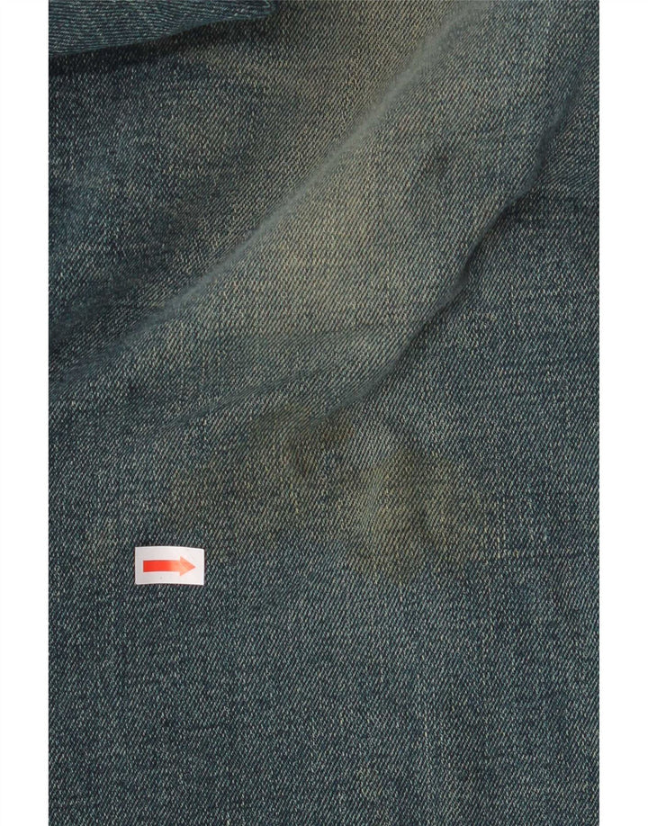 Wrangler Mens Texas Straight Jeans W34 L32 Blue Cotton