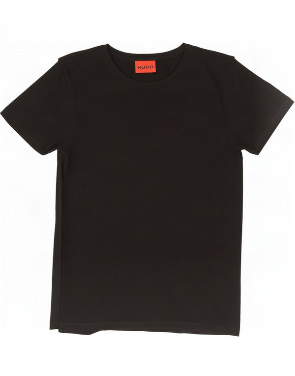 Hugo Boss Mens T-Shirt Top Small Black Cotton