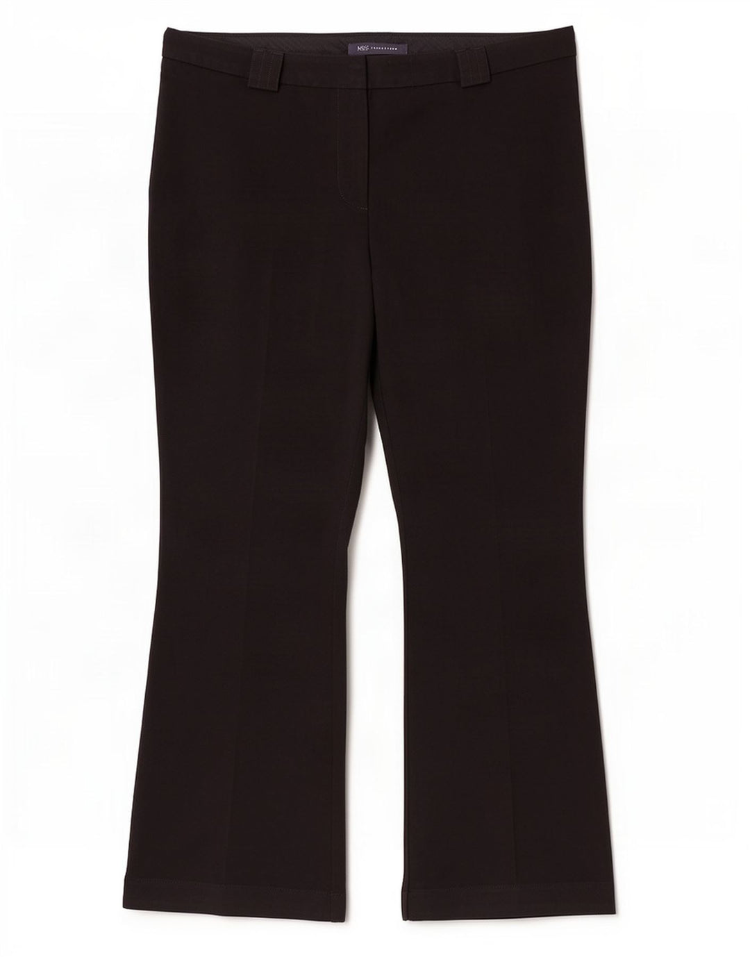 Marks & Spencer Womens Bootcut Suit Trousers UK 12 Medium W30 L27 Black