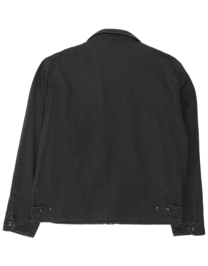 Rifle Mens Bomber Jacket UK 42 XL Navy Blue Cotton