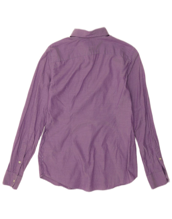 Ralph Lauren Mens Custom Fit Shirt US 6 Medium Purple Cotton