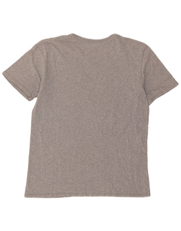 Nike Mens Athletic Cut Graphic T-Shirt Top Large Grey Flecked