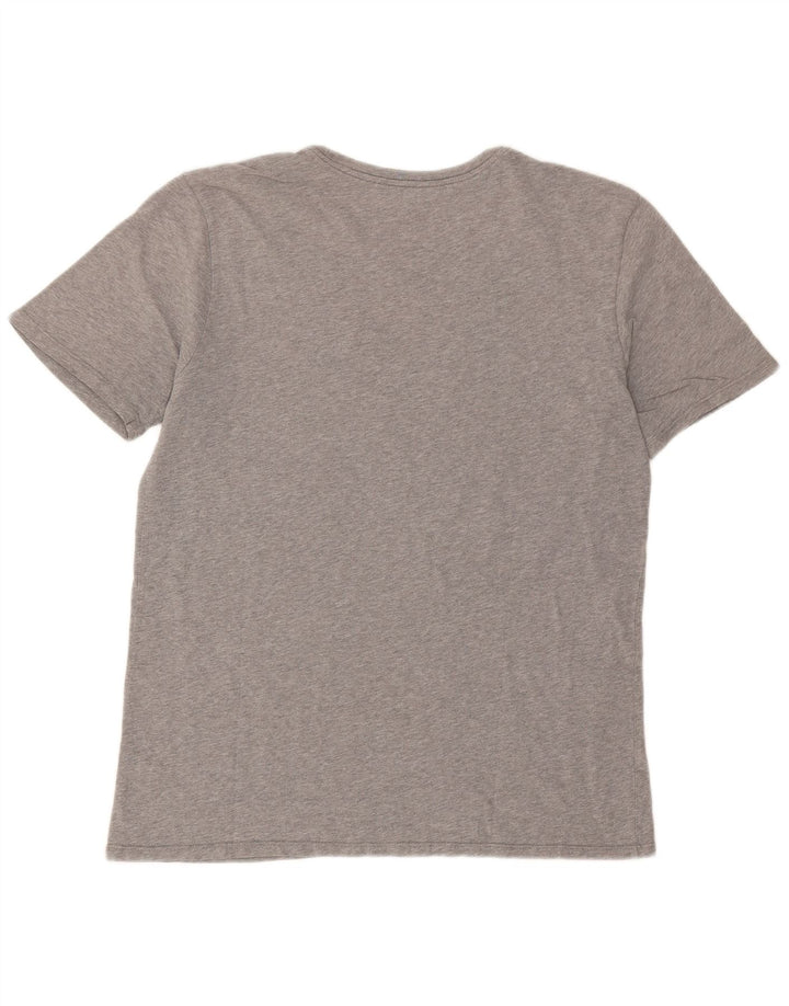 Nike Mens Athletic Cut Graphic T-Shirt Top Large Grey Flecked