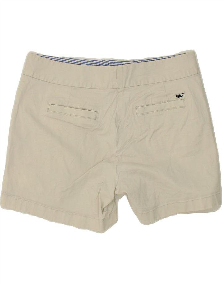 VINEYARD VINES Womens Chino Shorts US 4 Small W30 Beige Cotton Vintage Vineyard Vines and Second-Hand Vineyard Vines from Messina Hembry 
