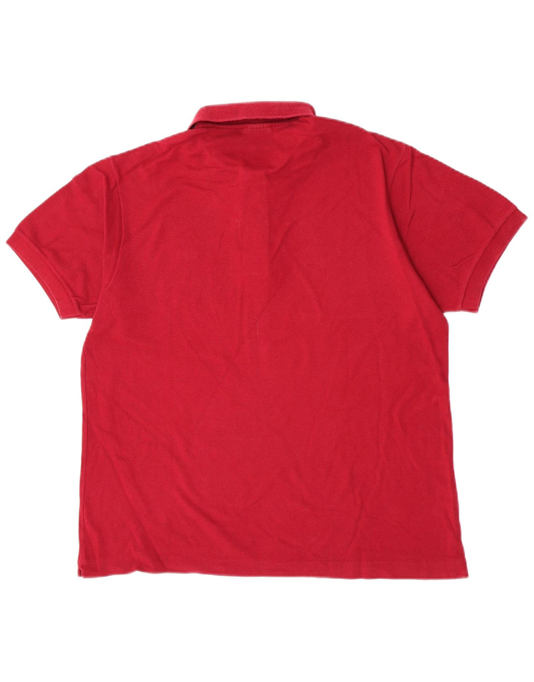 Lacoste Mens Polo Shirt Size 5 Large Red Cotton