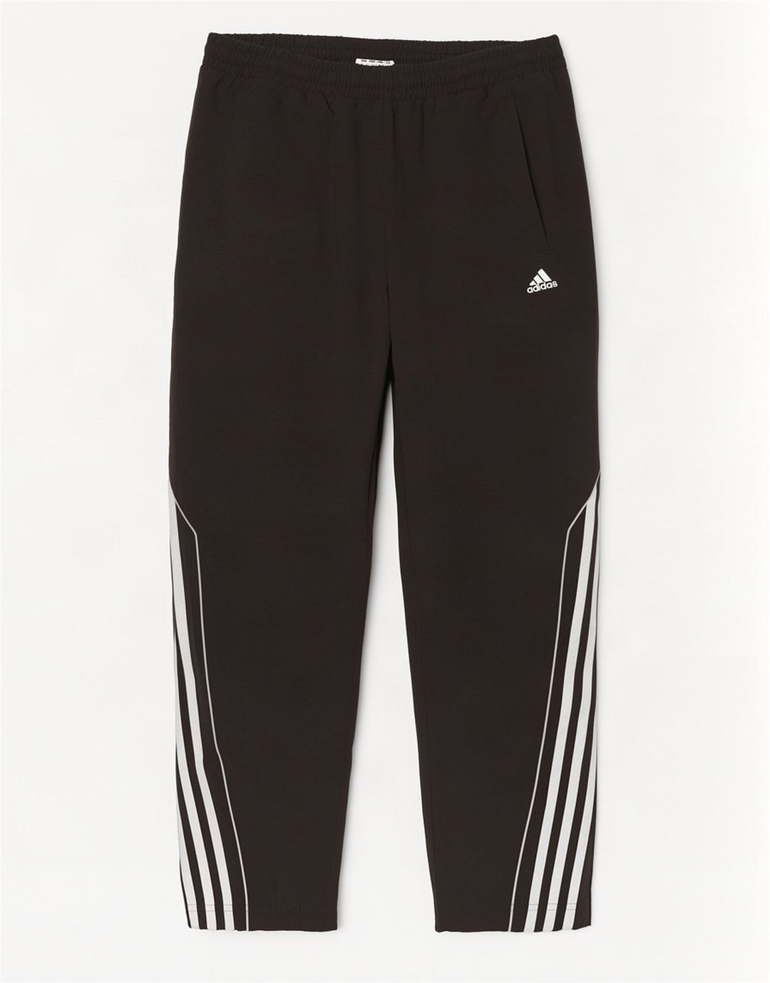 Adidas Mens Tracksuit Trousers Medium Black Polyester