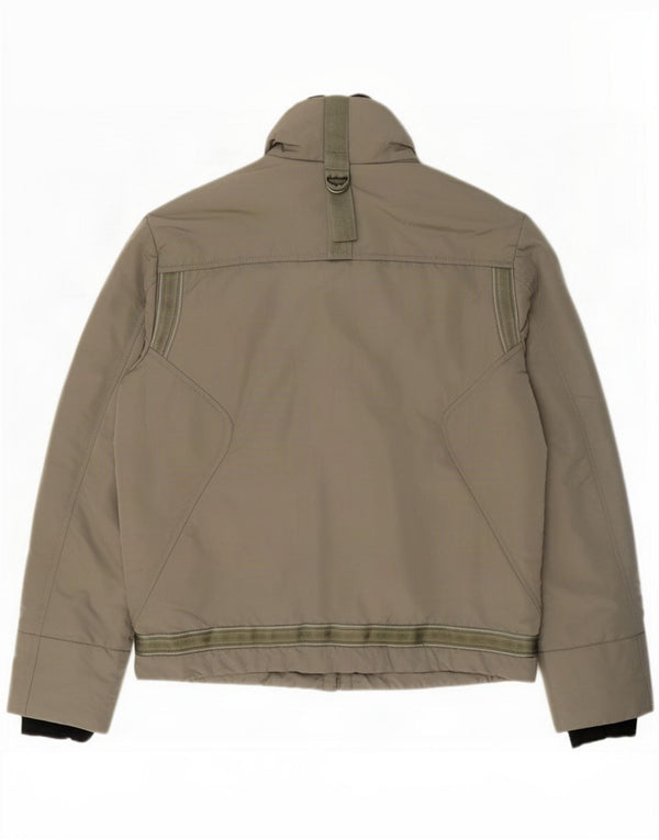Trussardi Jeans Womens Utility Jacket IT 50 Large Grey Polyester