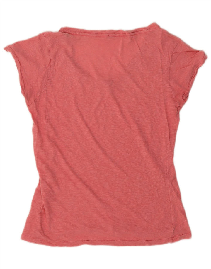North Sails Womens Graphic T-Shirt Top UK 14 Medium Pink Flecked