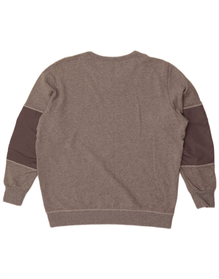 G-Star Mens Sweatshirt Jumper 2XL Grey Colourblock Cotton