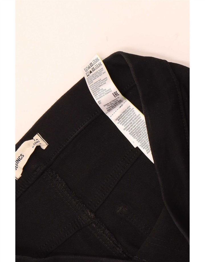 Marks & Spencer Womens Jegging Jeans UK 12 Medium W30 L30 Black Cotton