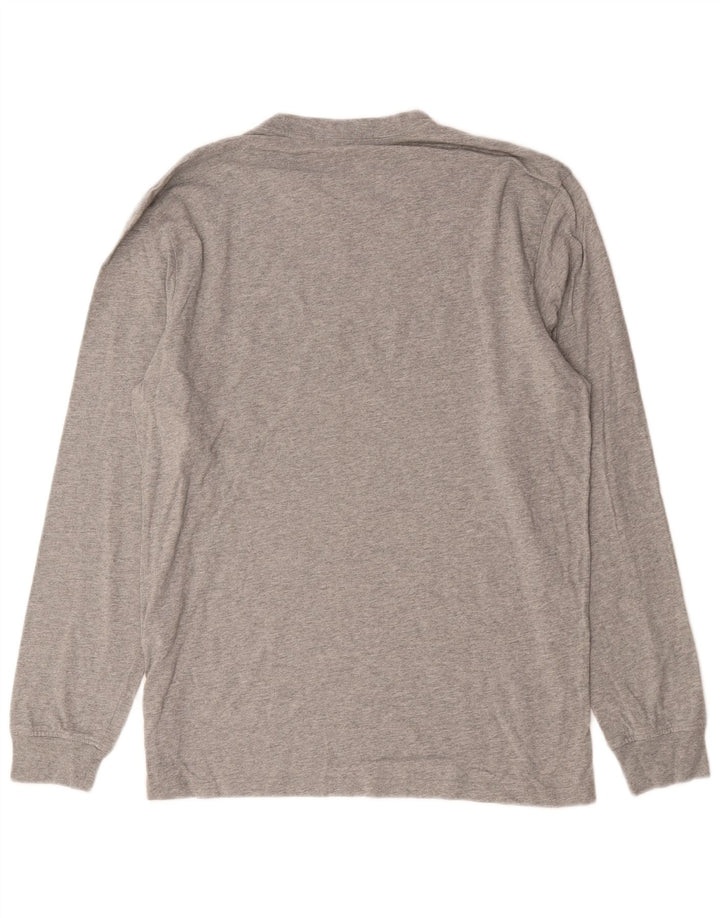 Converse Mens Chuck Taylor Graphic Top Long Sleeve Medium Grey Flecked
