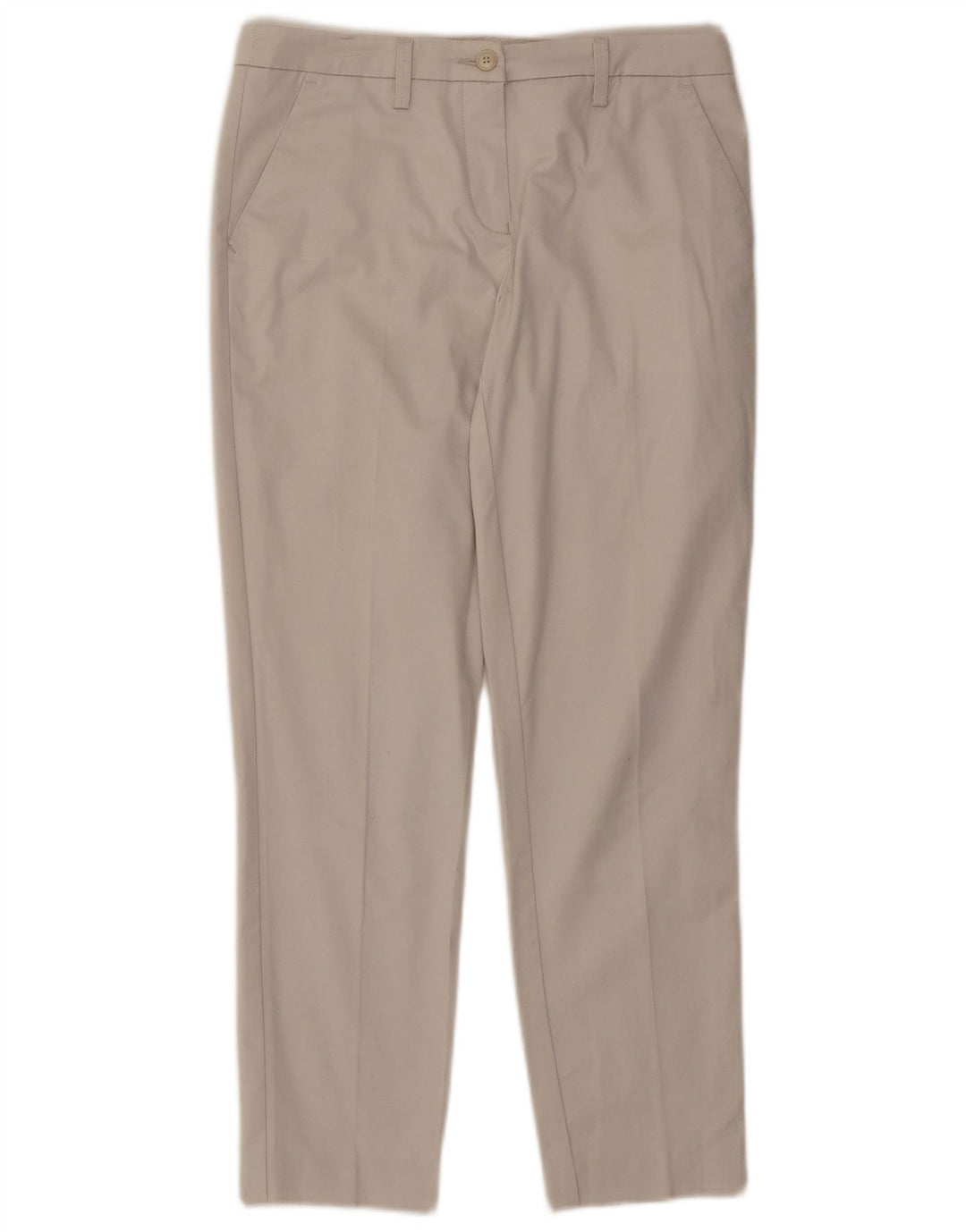 Ferrari Womens Slim Chino Trousers IT 42 Medium W28 L26 Beige