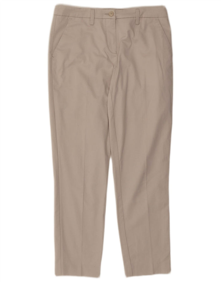 Ferrari Womens Slim Chino Trousers IT 42 Medium W28 L26 Beige
