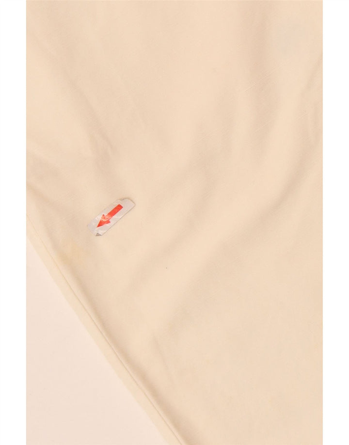 Lacoste Mens Cargo Shorts Size 40 Medium W32  White Cotton