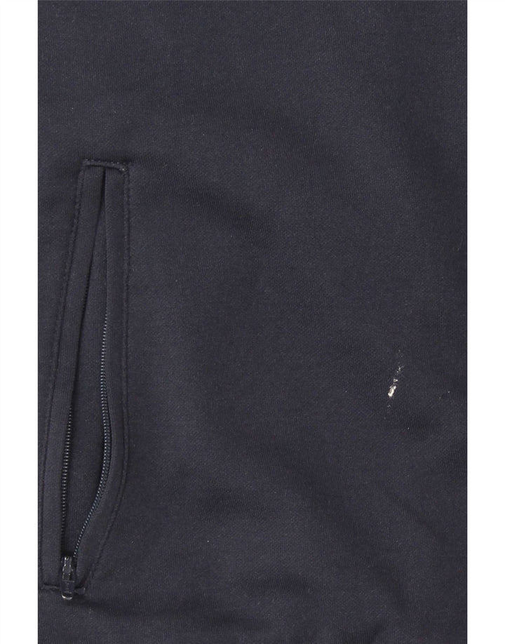 Arena Mens Graphic Tracksuit Top Jacket Medium Navy Blue Colourblock