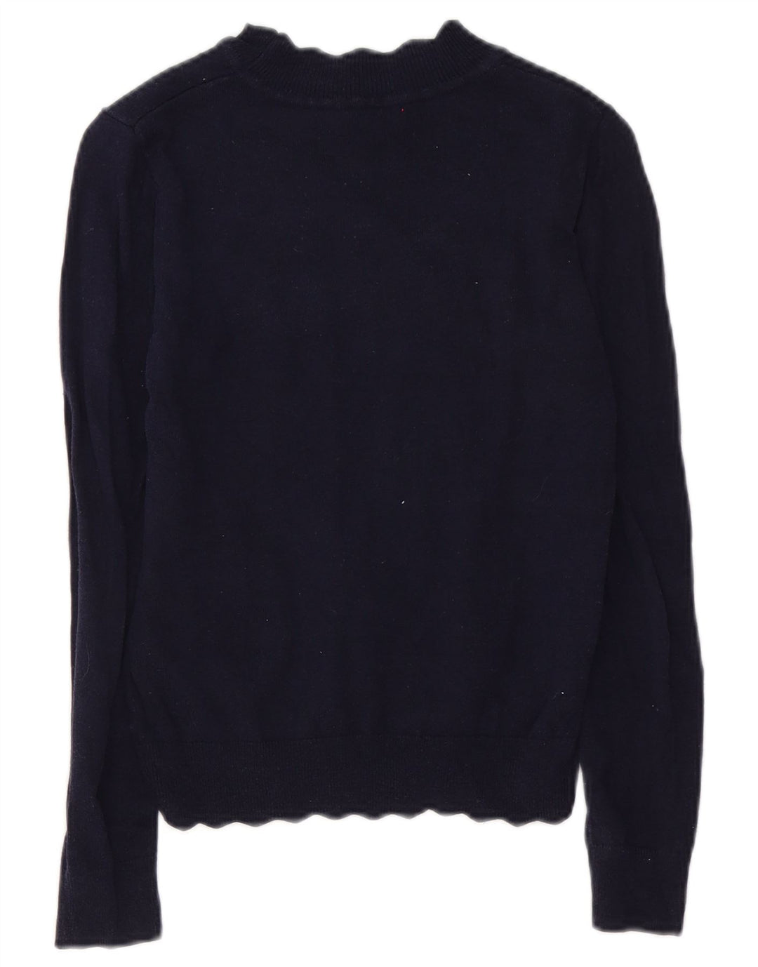 Oasis Womens Turtle Neck Jumper Sweater UK 10 Small Navy Blue