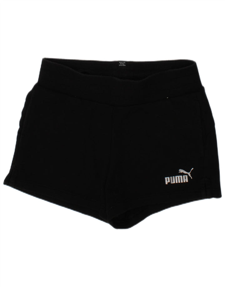 Puma Girls Sport Shorts 13-14 Years Black Cotton