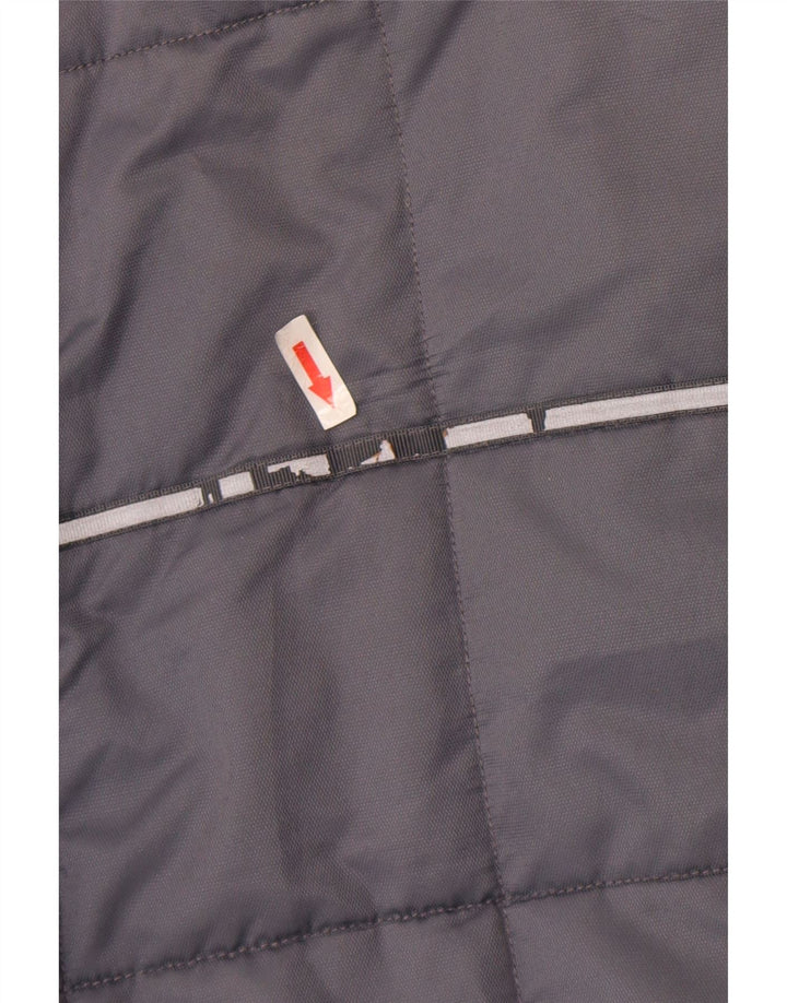 Adidas Boys Padded Coat 15-16 Years Grey Polyester