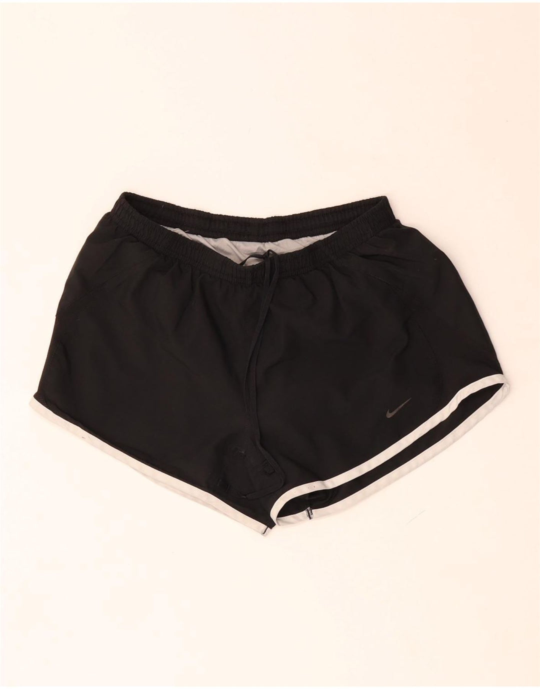 Nike Womens Sport Shorts UK 8 Small Black Polyester