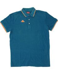 KAPPA Mens Polo Shirt XL Blue Cotton