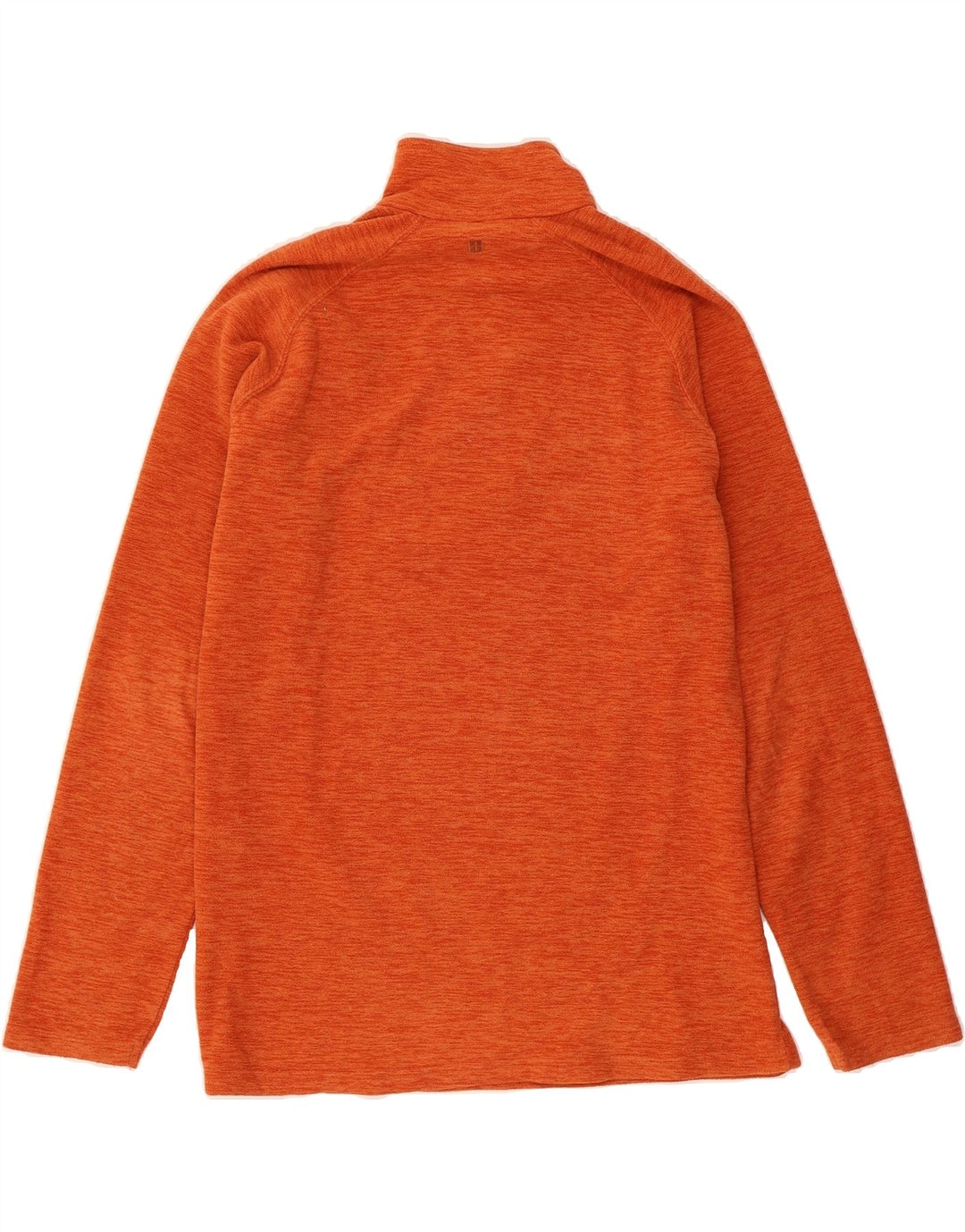MOUNTAIN WAREHOUSE Mens Zip Neck Fleece Jumper Large Orange Flecked Vintage Mountain Warehouse and Second-Hand Mountain Warehouse from Messina Hembry 