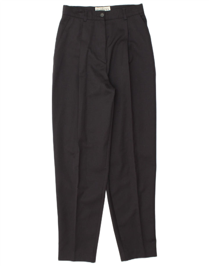 PENNY BLACK Womens High Waist Chino Trousers IT 42 Medium W26 L30 Black