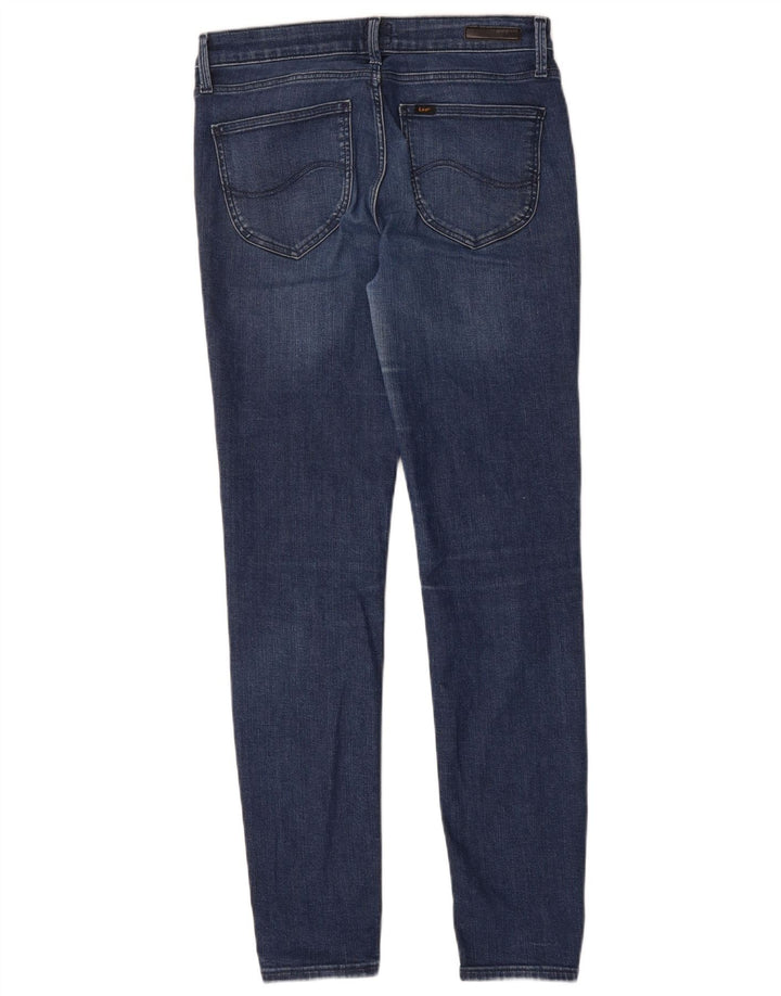 LEE Womens Scarlett Slim Jeans W30 L33 Navy Blue Cotton