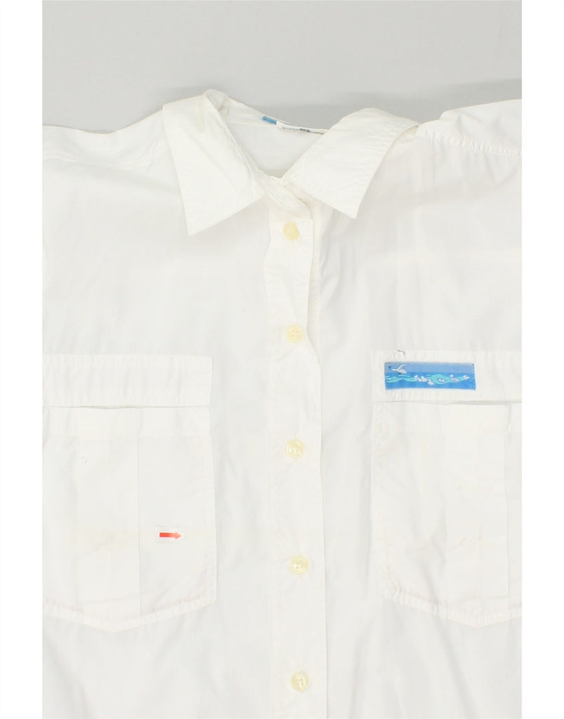 SEIDENSTICKER Womens Shirt EU 38 Medium White Cotton | Vintage Seidensticker | Thrift | Second-Hand Seidensticker | Used Clothing | Messina Hembry 