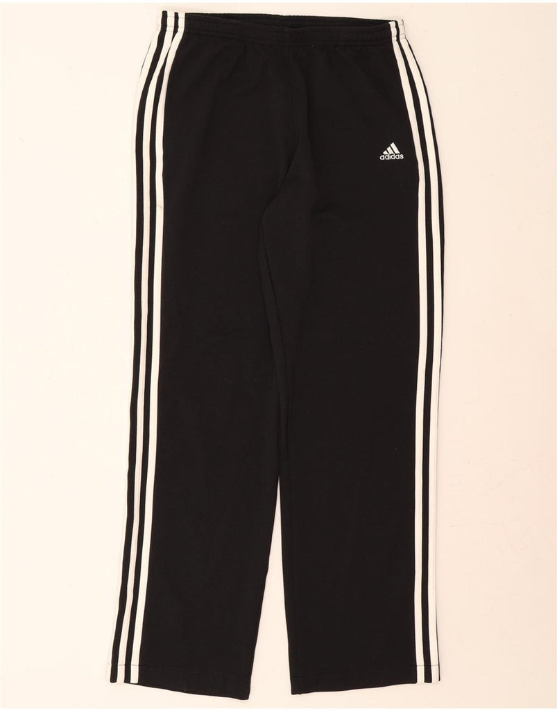 ADIDAS Womens Climalite Tracksuit Trousers UK 10 Small Black Polyester Vintage Adidas and Second-Hand Adidas from Messina Hembry 