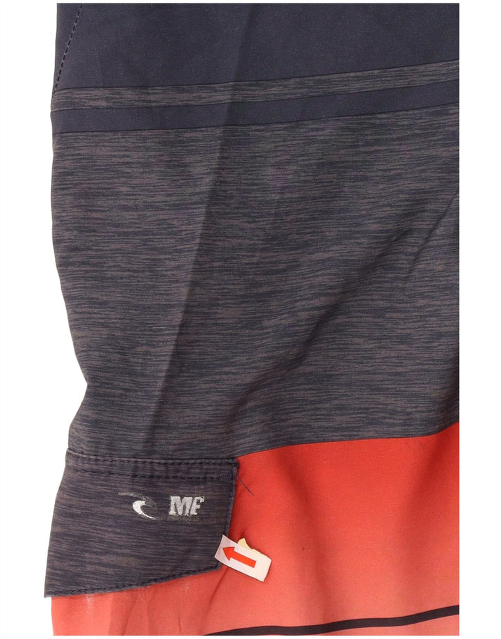 Rip Curl Mens Mirage Swimming Shorts Large Navy Blue Colourblock