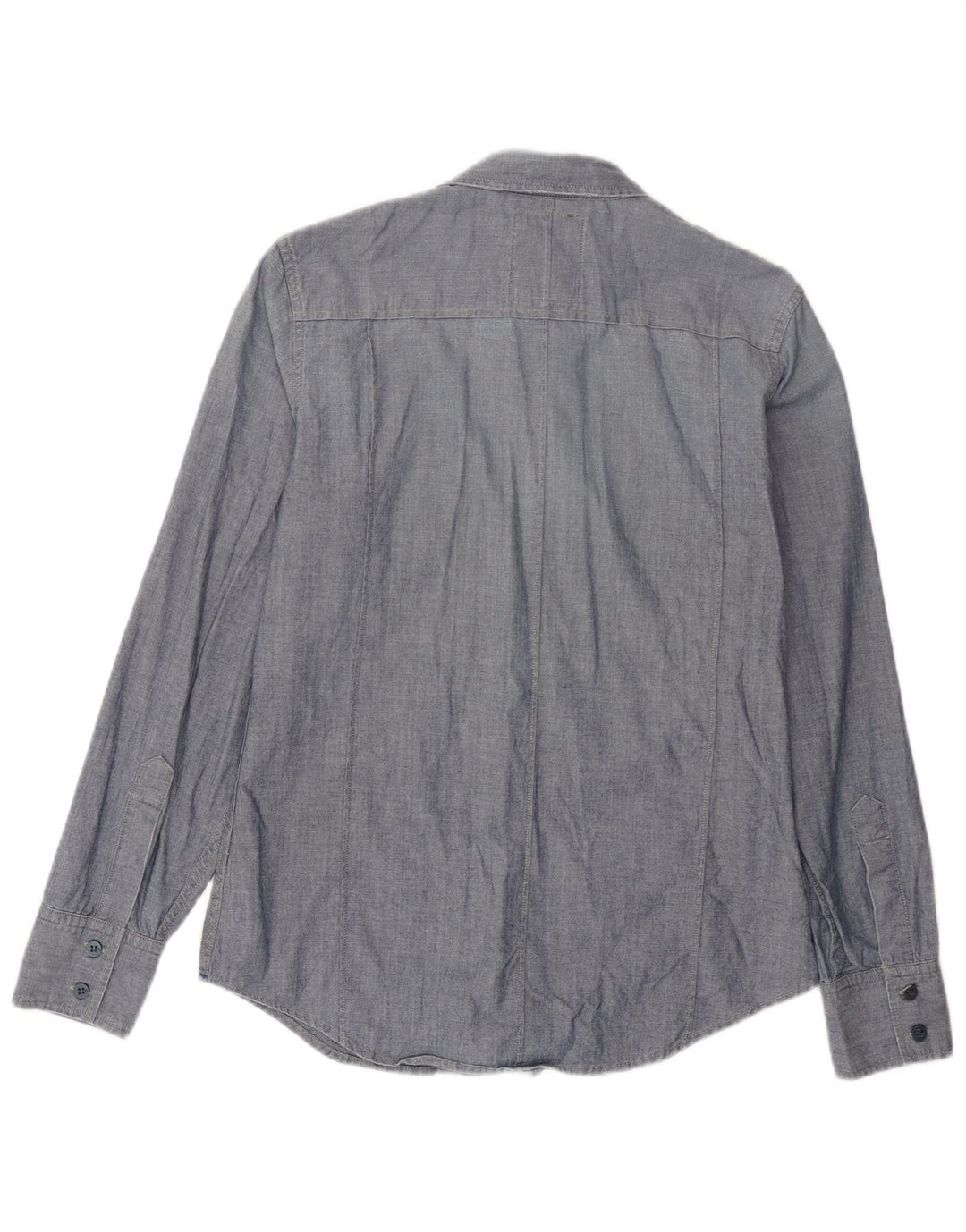 G-Star Mens 3301 Military Shirt Medium Blue Cotton