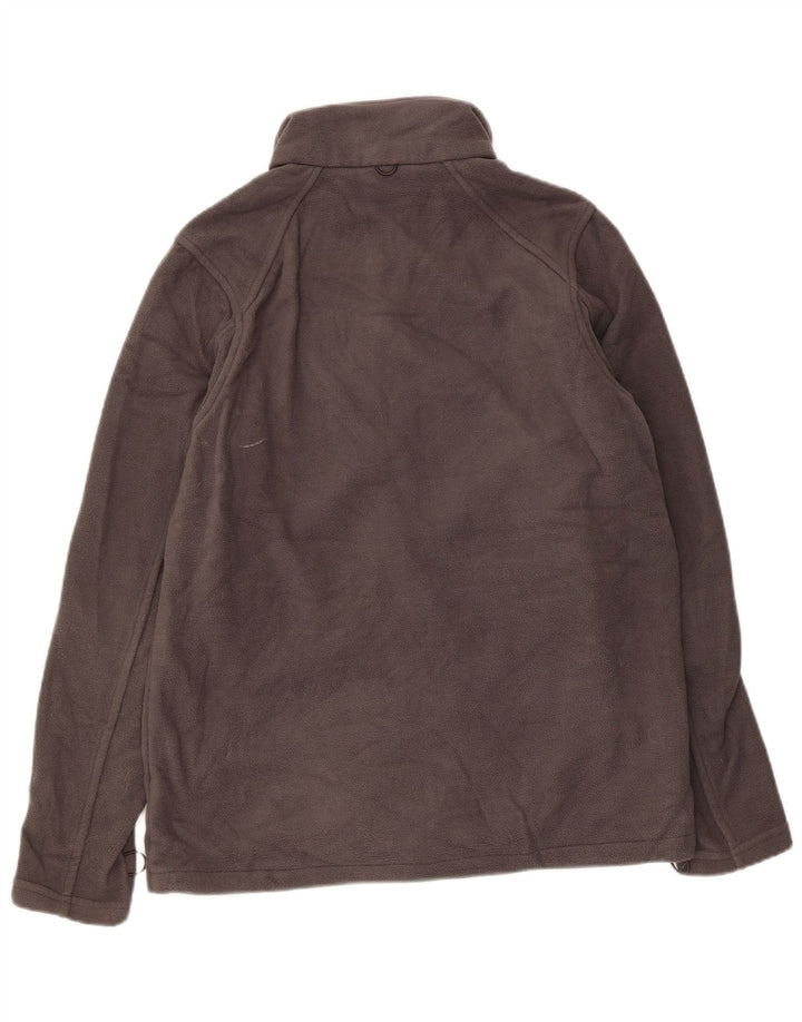 MOUNTAIN WAREHOUSE Mens Fleece Jacket UK 36 Small Grey Polyester