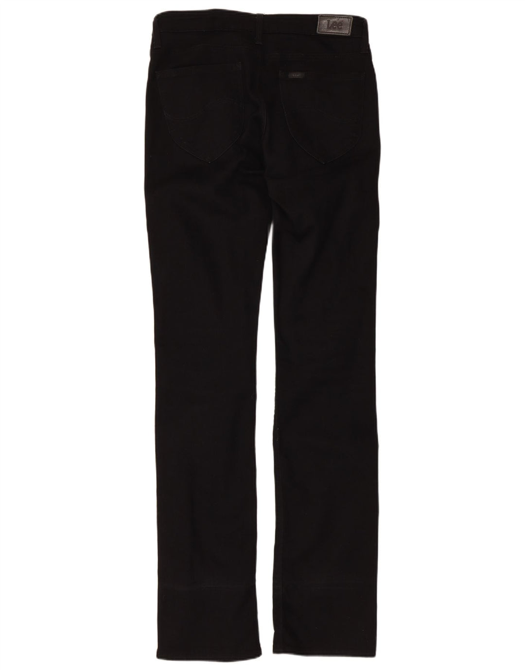 Lee Womens Marlin Slim Straight Jeans W30 L35 Black Cotton