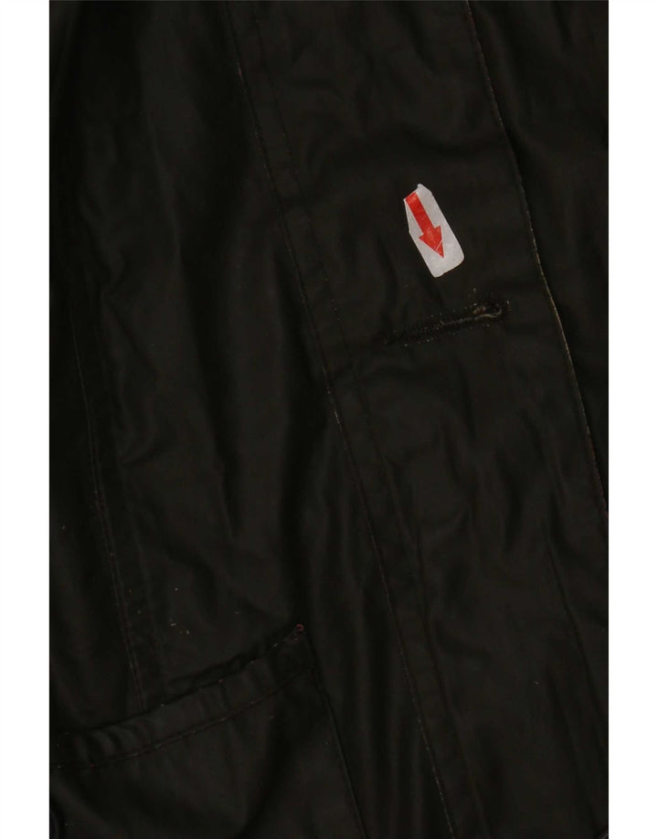 Barbour Womens Waxed Cotton Jacket UK 10 Small Khaki