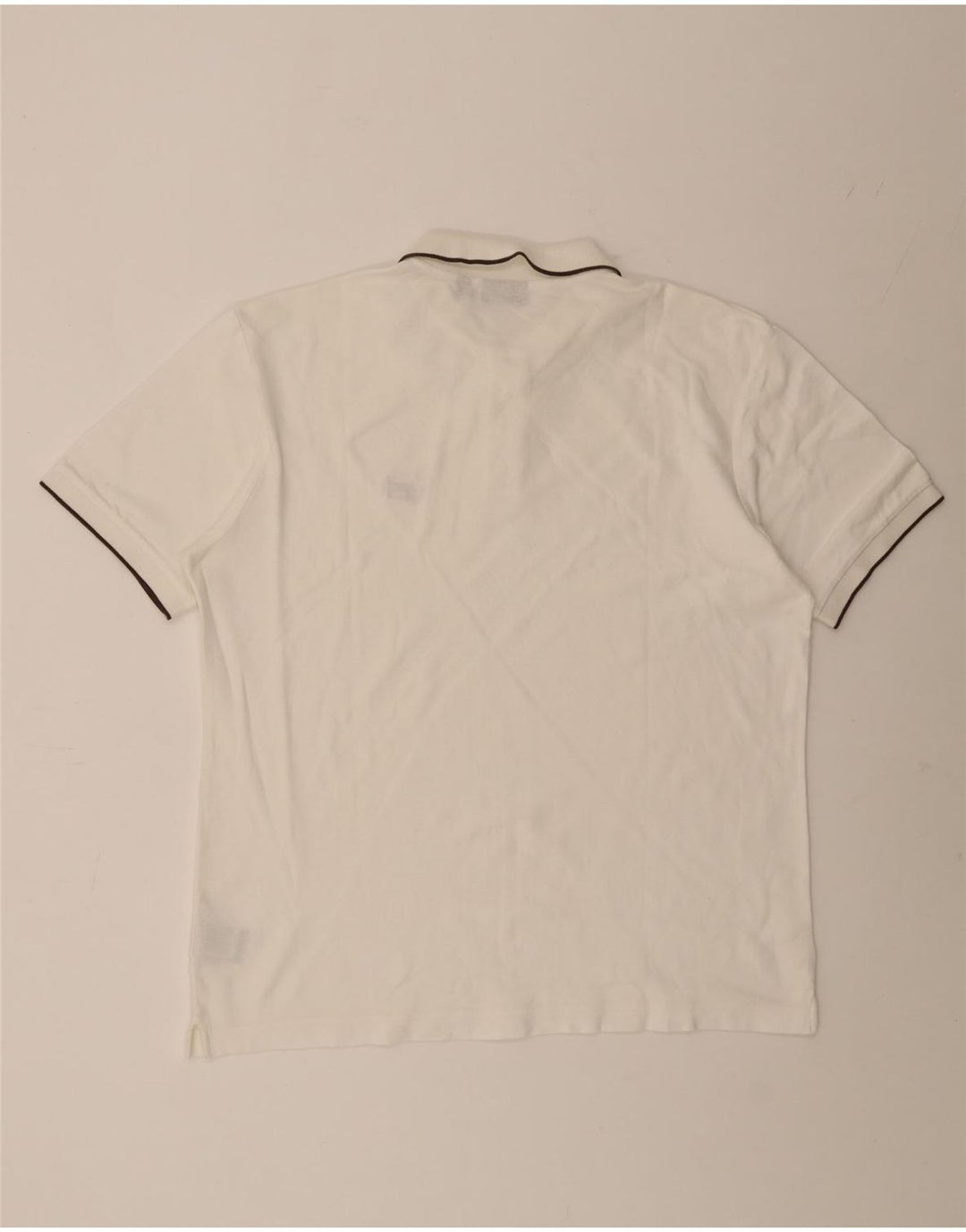 FILA Mens Polo Shirt XL White Cotton