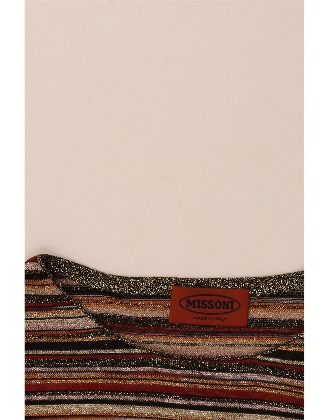 Missoni Womens Blouse Top UK 12 Medium Multicoloured Striped