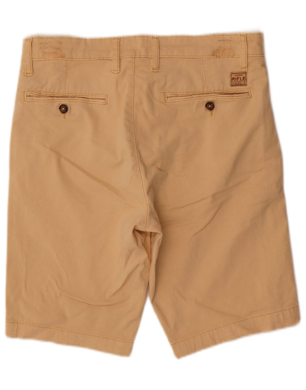 Rifle Mens Chino Shorts W30 Medium Beige