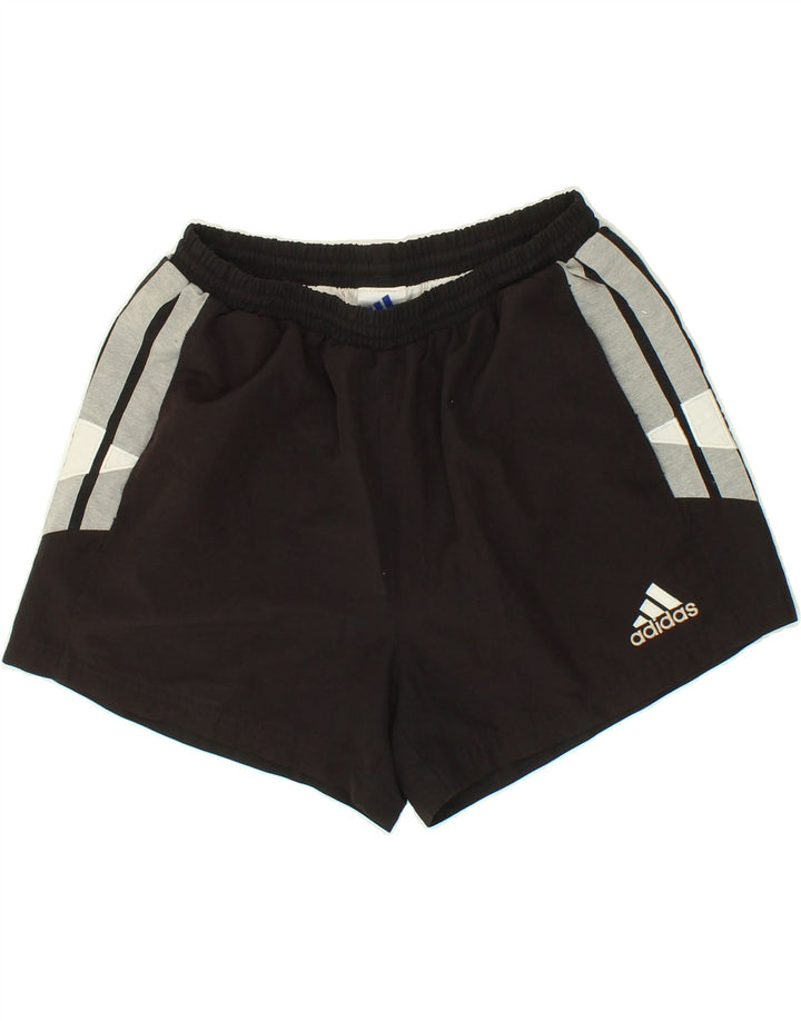 ADIDAS Mens Sport Shorts Large Black Polyester