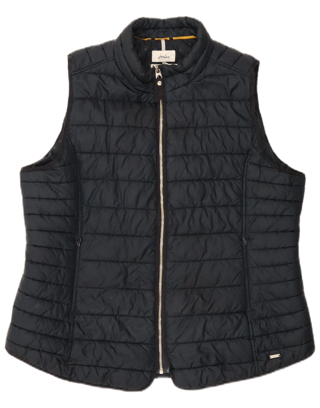 Joules Womens Padded Gilet UK 20 2XL Navy Blue Polyester