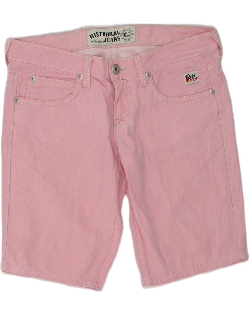 ROY ROGERS Girls Denim Shorts 11-12 Years W30 Pink Cotton | Vintage Roy Rogers | Thrift | Second-Hand Roy Rogers | Used Clothing | Messina Hembry 