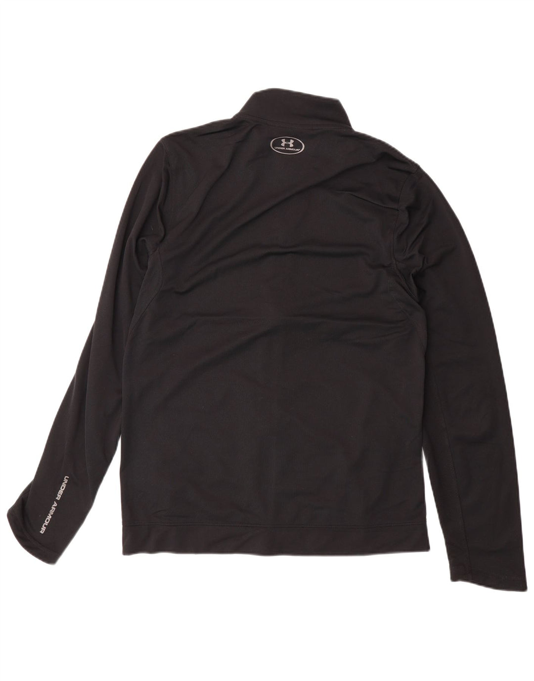 UNDER ARMOUR Mens Graphic Tracksuit Top Jacket Medium Black Polyester