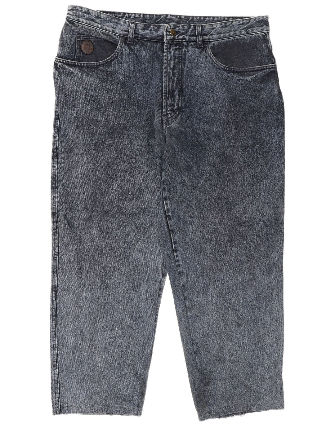 Trussardi Mens Straight Jeans W42 L28 Blue Cotton