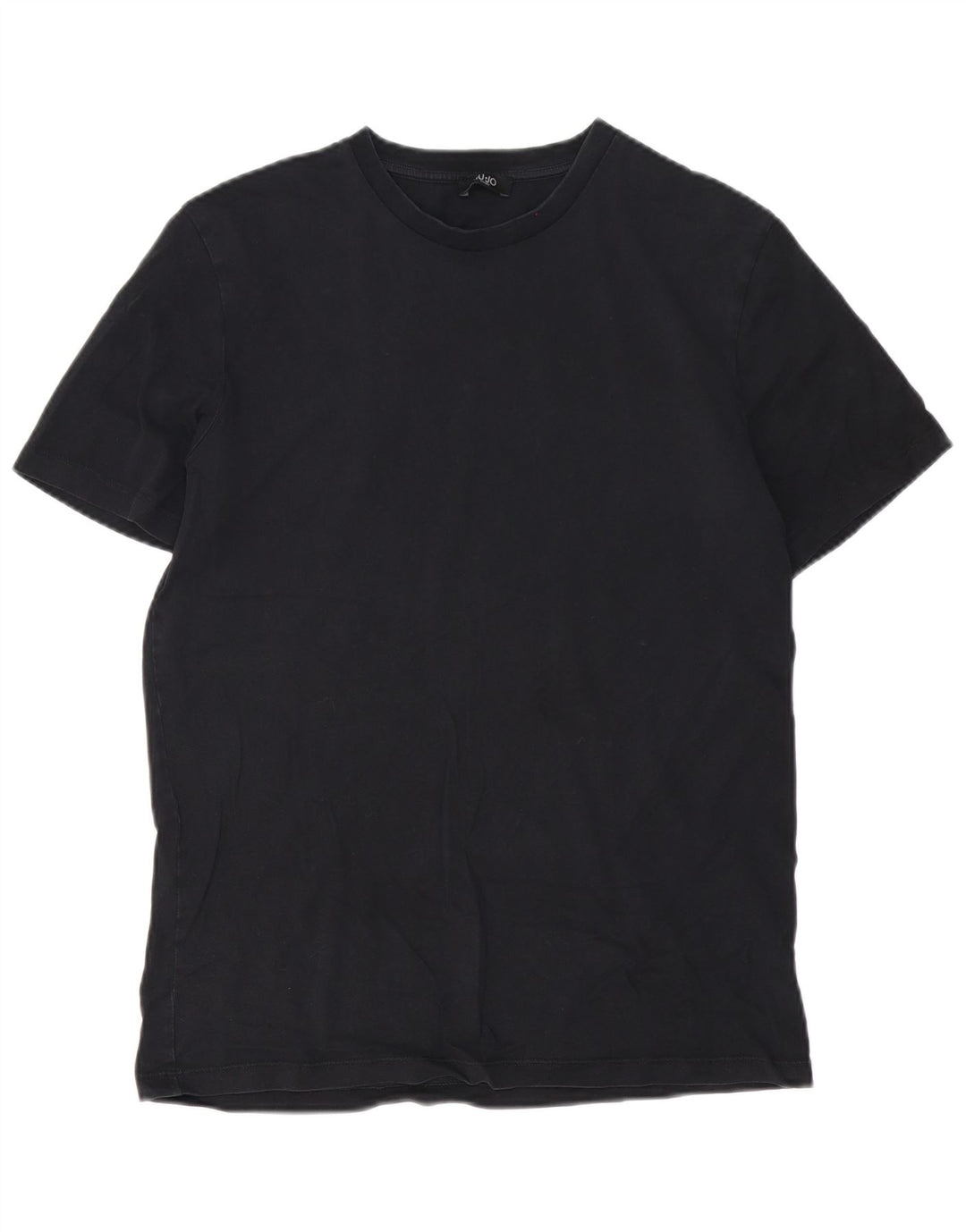 Liu Jo Mens Graphic T-Shirt Top Small Black