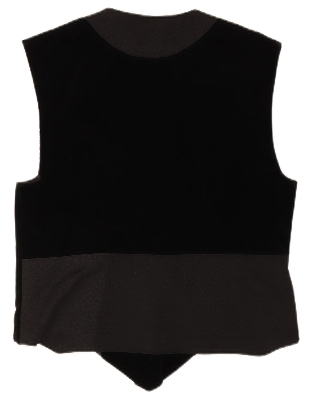PITTI Womens Graphic Waistcoat EU 40 Medium Black Linen