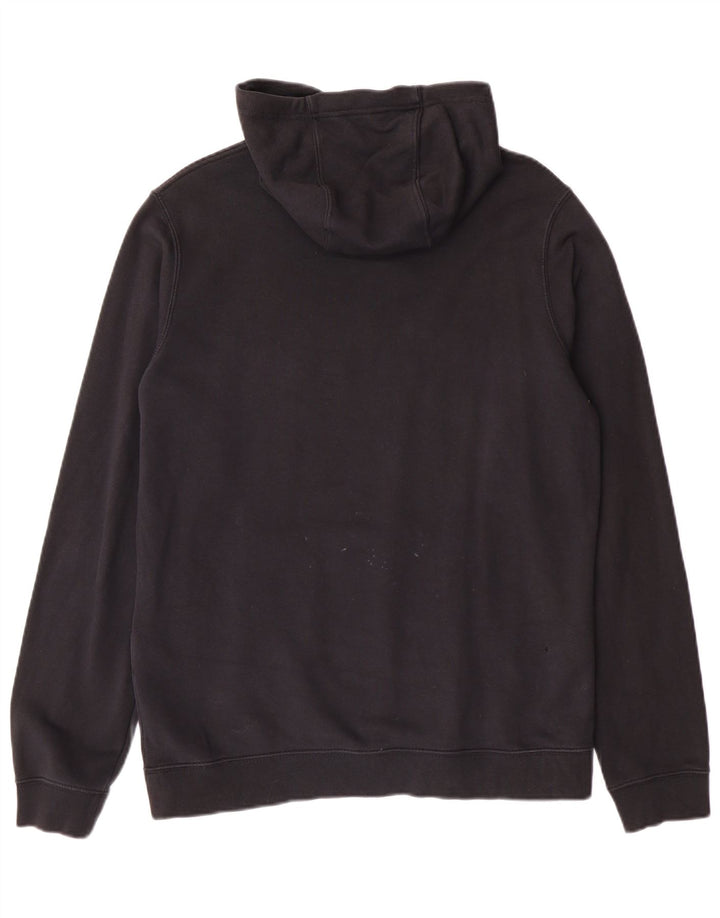 Nike Mens Graphic Hoodie Jumper Medium Black Cotton