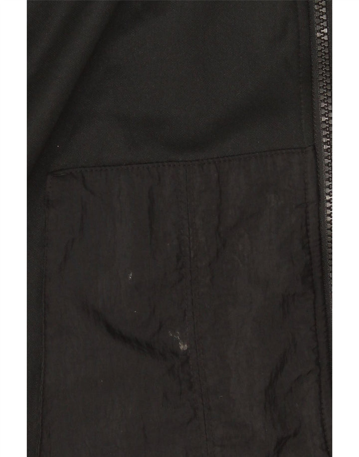 Nike Mens Zip Hoodie Sweater XS Black Polyester