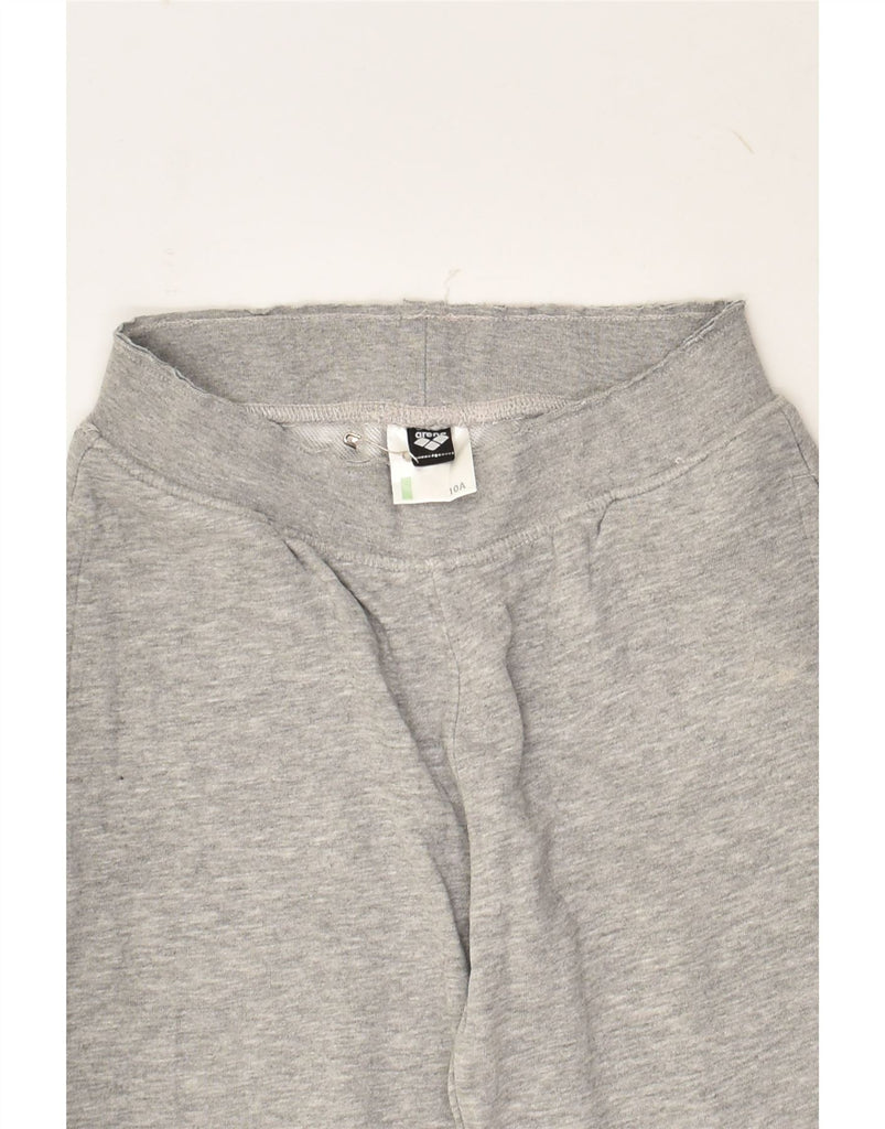 ARENA Girls Tracksuit Trousers Joggers 9-10 Years Grey Cotton | Vintage Arena | Thrift | Second-Hand Arena | Used Clothing | Messina Hembry 