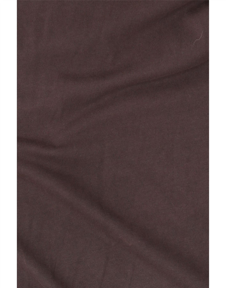 KAPPA Mens Graphic T-Shirt Top Large Brown Cotton