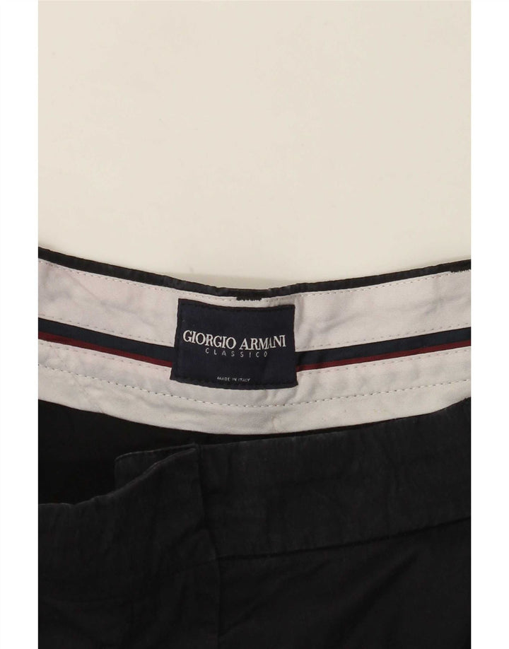 Giorgio Armani Womens Bermuda Chino Shorts Medium W28 Navy Blue